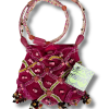 Bolso asa de alambre y pedrería