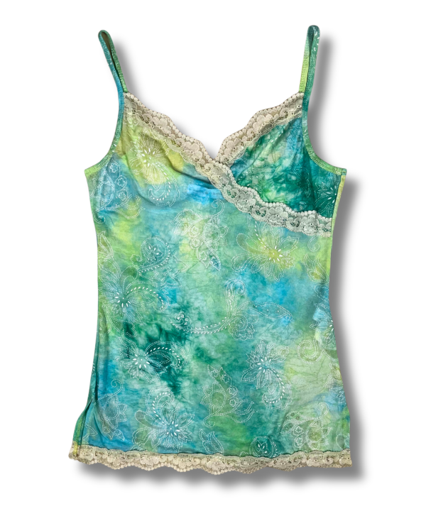 Top verde tie dye Caché Caché