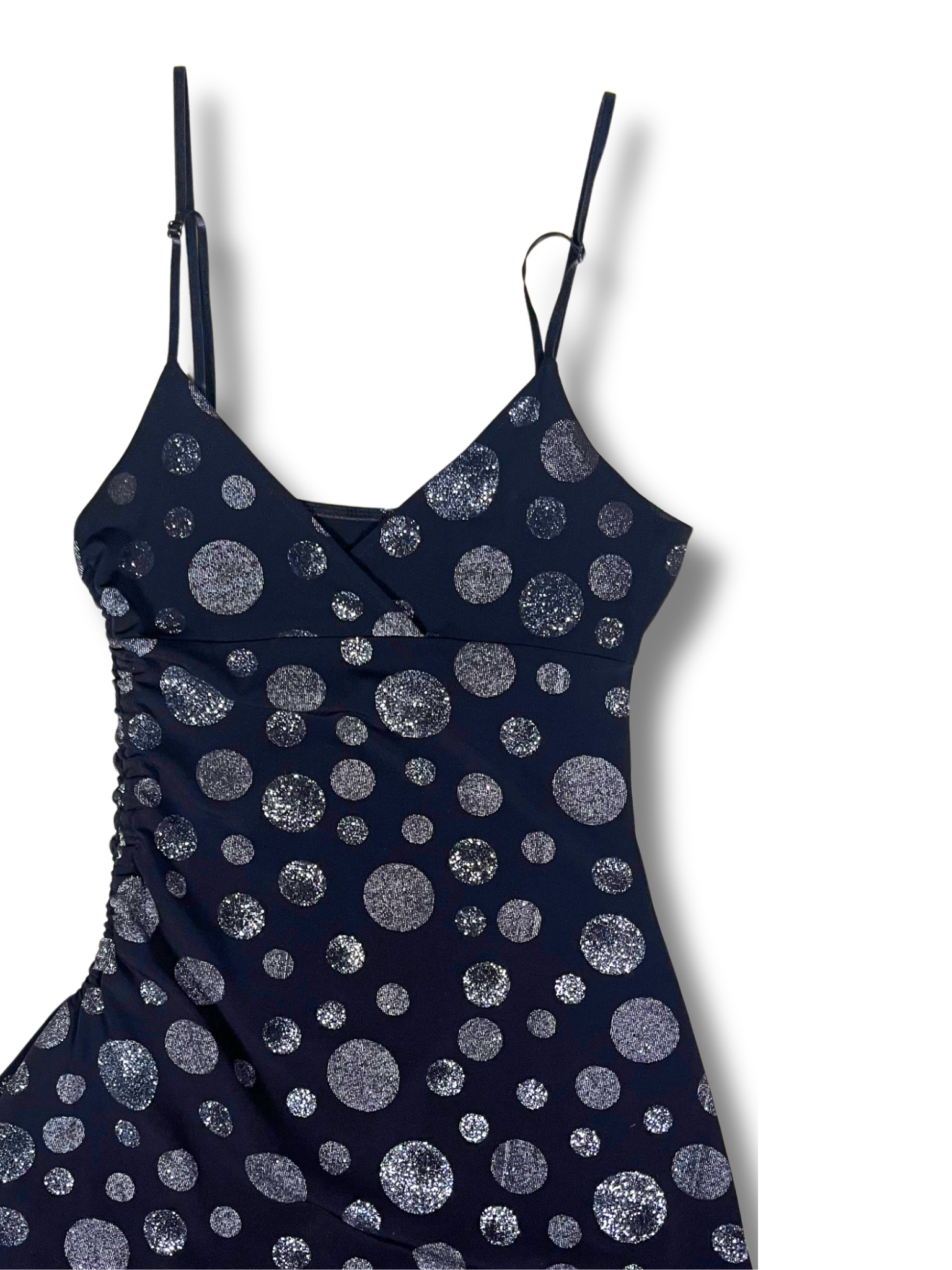 Vestido asimétrico de lunares - Imagen 2