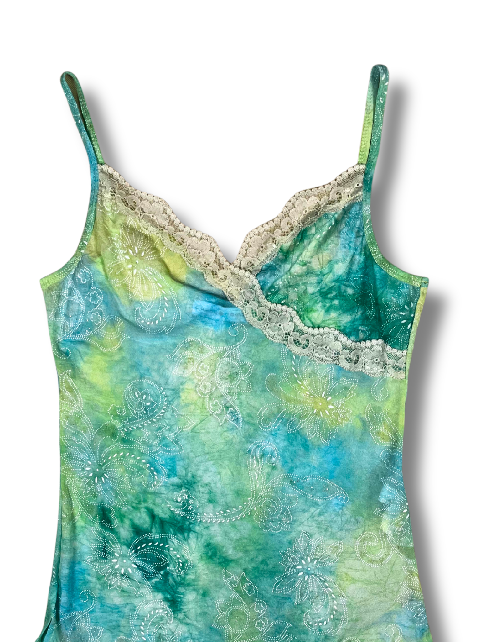 Top verde tie dye Caché Caché - Imagen 2