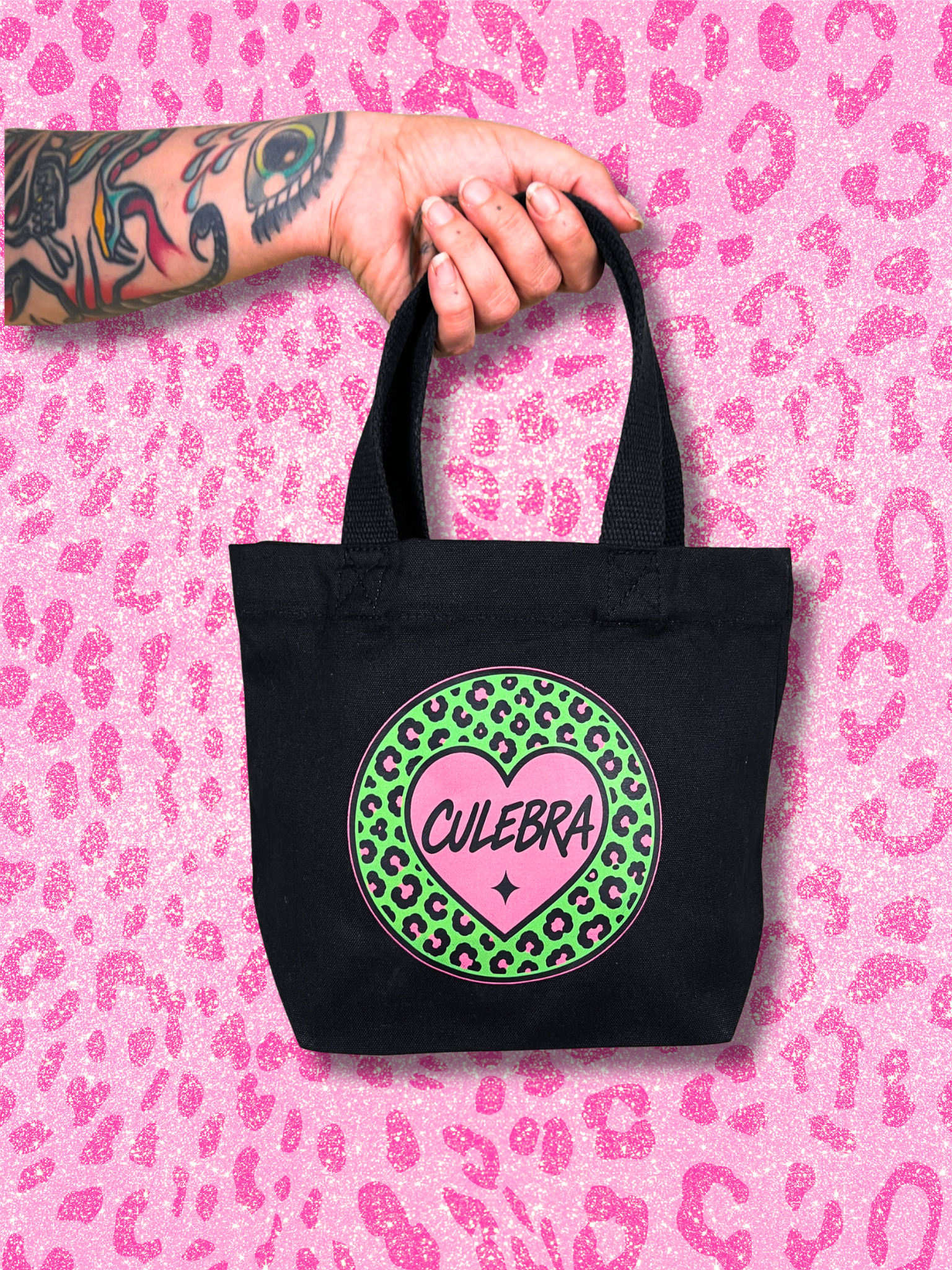 Tote bebé leopardo